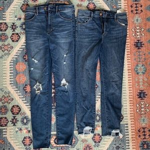 Abercrombie ultra high rise jeans